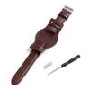 Calfskin Watch Strap with Mat Bund Band Retro Genuine Cowhide Brown Coffee Wristband for Men Women Watch Bracelet 18mm 20mm 22mm