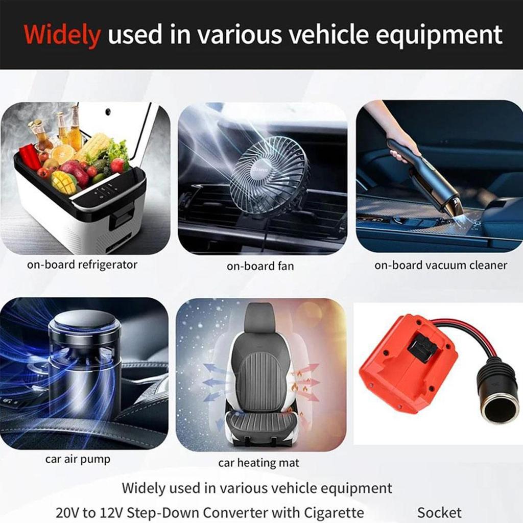 Car Charger Adapter 18V-20V Charging Plug Socket Cell Phone Automobile Chargers For Trailer RV Truck Automotive Sedan Pickup