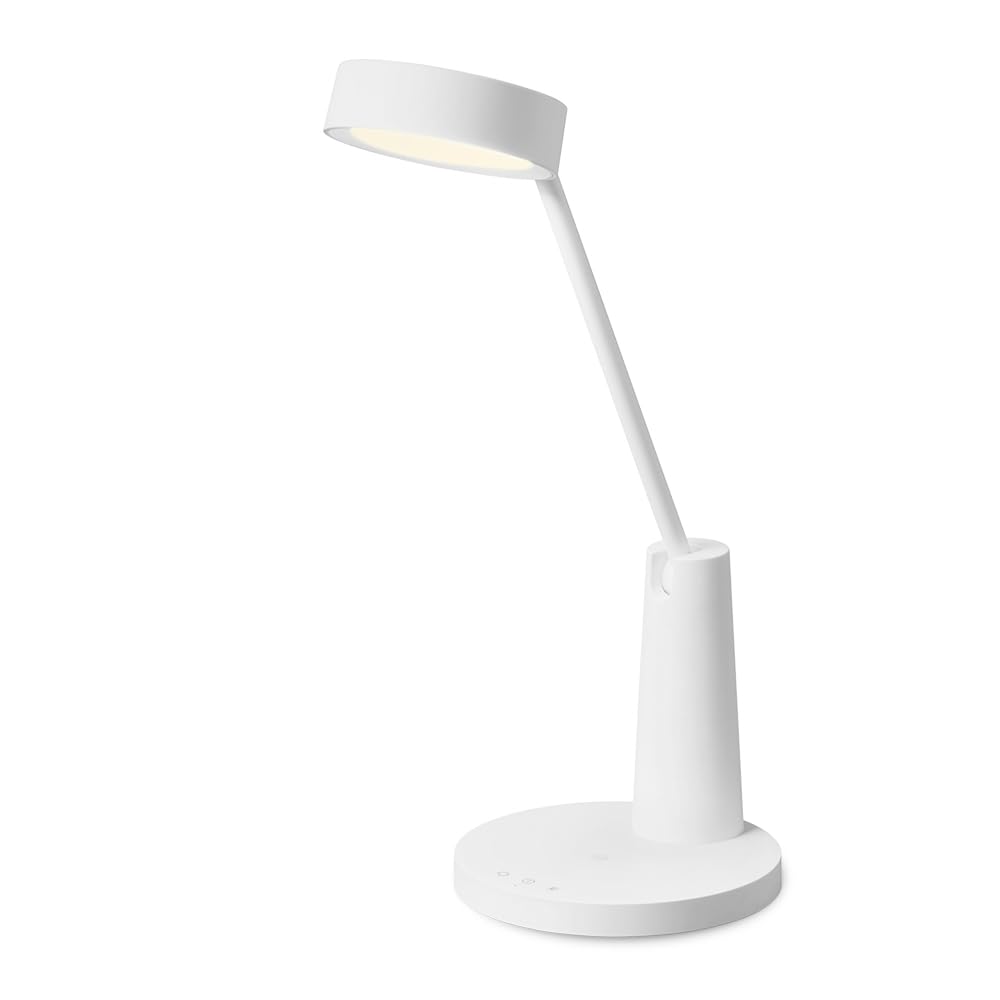 

Energy-Saving Design Model: Iris Ohyama Design Desk Light, Qi Rechargeable, Charges Simply by Placing It, 3 Color Temperature Settings, Infinitely