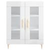 Vidaxl Schrank, Weiß, Glänzend, 69,5X34X90 Cm, Holzwerkstoff