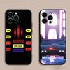 K-Knight Rider K-KITT Car For iPhone 17,16,15,14,13,12,11,Pro,Max,Plus,E,SE4,Air,Mini Black Soft Cover Phone Case