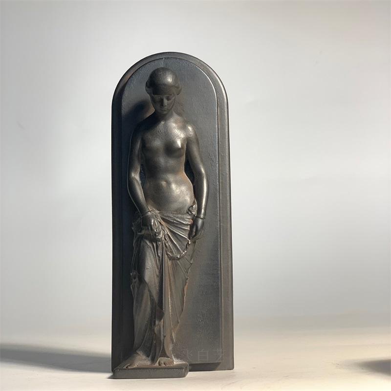 Figure Sculpture Naked Woman Ceramic Handicrafts Female Portrait Decorative Figurines Home Decoration Accessories