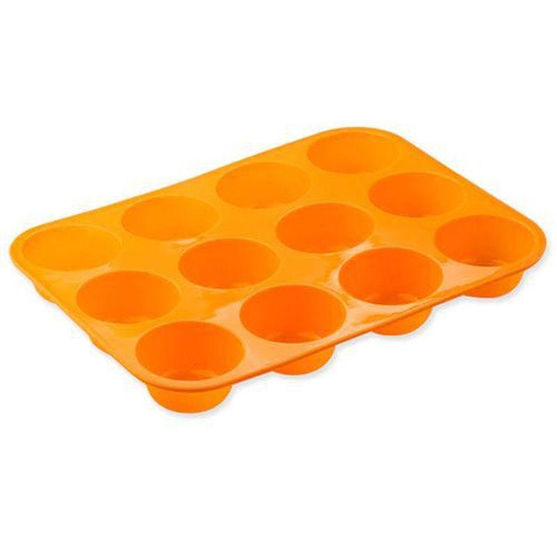 12 Loch Antihaft Kuchen Pudding Form Backwerkzeug Mini Muffin Silikon Runde Form DIY Cupcake Keks Fudge Backform