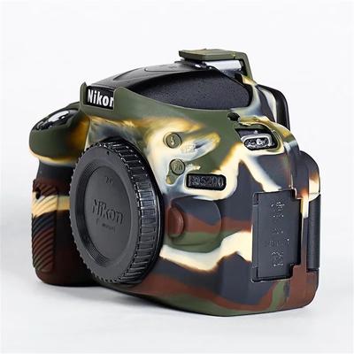 Soft Silicone Armor Camera Body Case For Nikon D600 D610 D7100 D7200 D7000 D5500 D5600 D7500 D5300 D750 D5200 Protective Cover