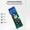 Tuya WiFi Smart Switch Module - Single, Double, Quad Way, Momentary, Self-Locking, Interlock, Voice Control.