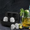 Fashion Skull Silicone Ice Cubes Maker Practical Reusable Ice Making Template For Iced Cold Drink