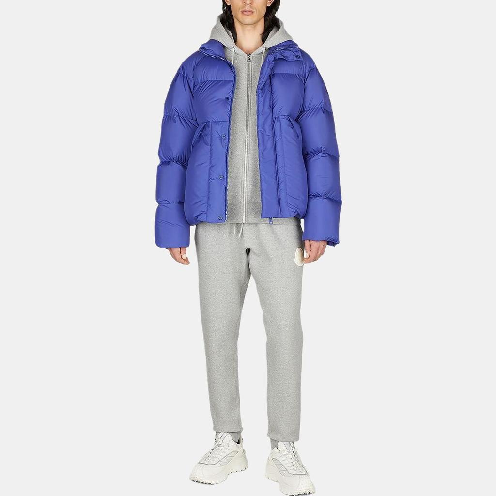 Moncler Fw23 Logo Zip Hoodie Men hoodies Gray 8G00081809KX984