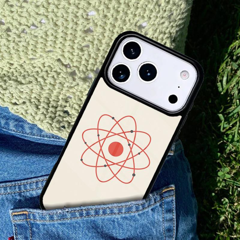 Atom Science Chemistry Phone Case Cover for IPhone 11 12 13 14 15 16e 17 Pro Max Coque for IPhone 17 Air