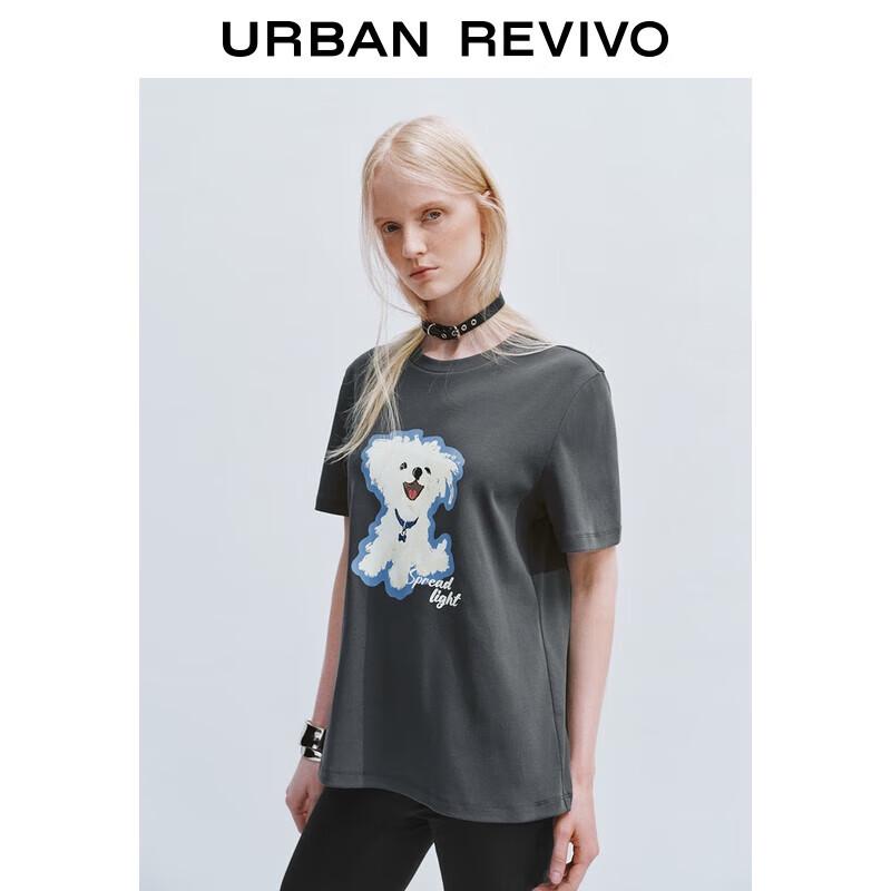 

UR 2025 Women s Cute Pet Print Short Sleeve T-Shirt S