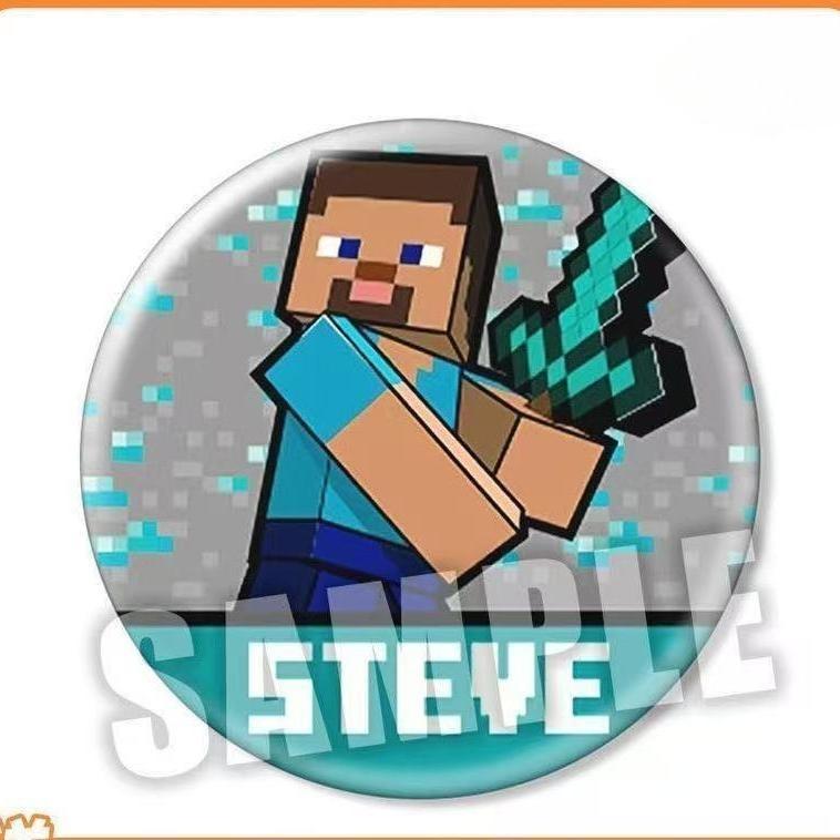 Pixel Style Game Badge Cute Cartoon Pins Decorative Brooch for Backpack Clothes Gift Trendy Accessories Gamer Collectible Button