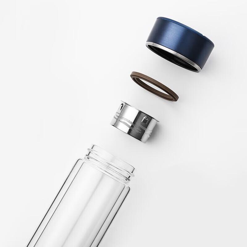 THERMOS Double-Layer High-Temperature Glass Tea Cup TCGD-400