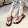 Summer and Autumn New Flat-bottomed Non-slip Sanya Seaside Beach Shoes Niche Fashion Design Sense with Skirt Sandals Women