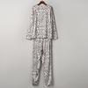 2Pcs Women Tracksuit Leopard Print Pants Sets Leisure Wear  Wear Suit