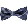 New Men'S Bow Business Wedding Party Bow Tie Solid Color Stripe Men'S Wedding