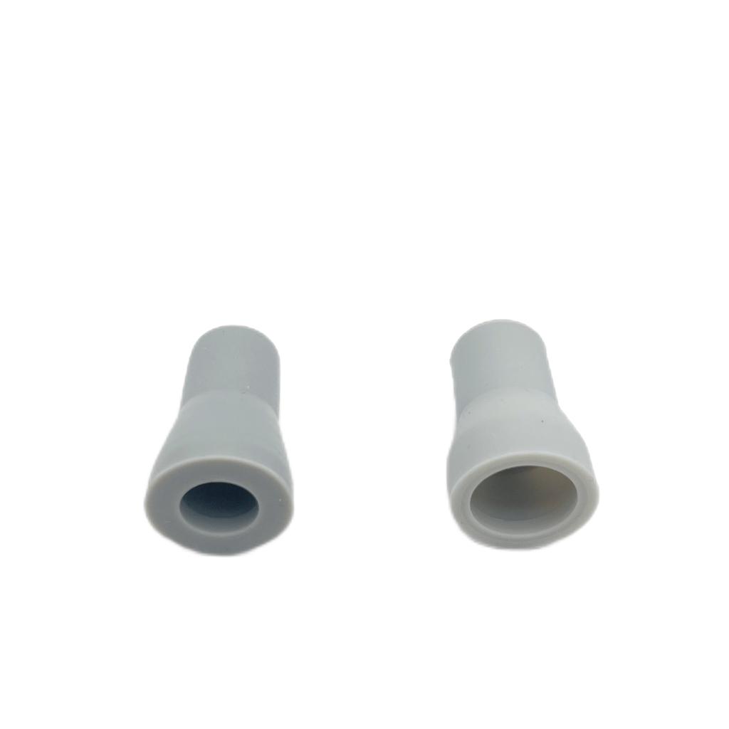 10 Stück Dental Speichelzieher Schwache Absaugung Starke Absaugung Gummi-Klickspitzen-Adapter Ersatz