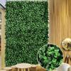 3 Pezzi Pianta Artificiale - Decorazione da Appendere per Esterno/Interno, Adatta per Giardino, Patio, Hotel, Ringraziamento, Parete Verde Finta Resistente, Decorazione per Cortile e Casa