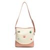 High-end bag women's 2025 new fashion printing large-capacity tote bag niche versatile single shoulder messenger bag tide