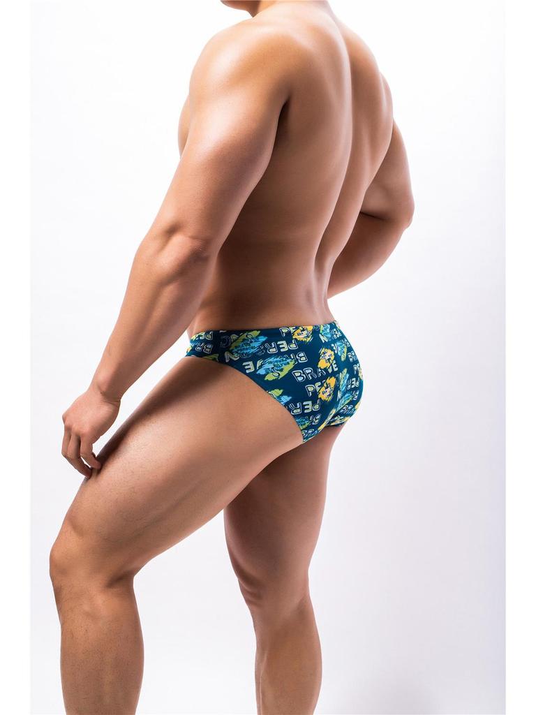 BRAVE PERSON Fearless Captain Men's Triangle Bikini Swim Briefs