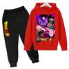2025 New Anime Dragon Ball Z Hoodie Kids Clothes Boys Baby Girls Clothing Kakarotto Hooded Goku Sweaters Hooded +pants 2pcs