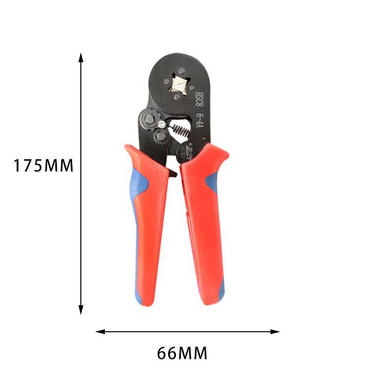 Self-Adjusting Tubular Terminal Crimping Pliers