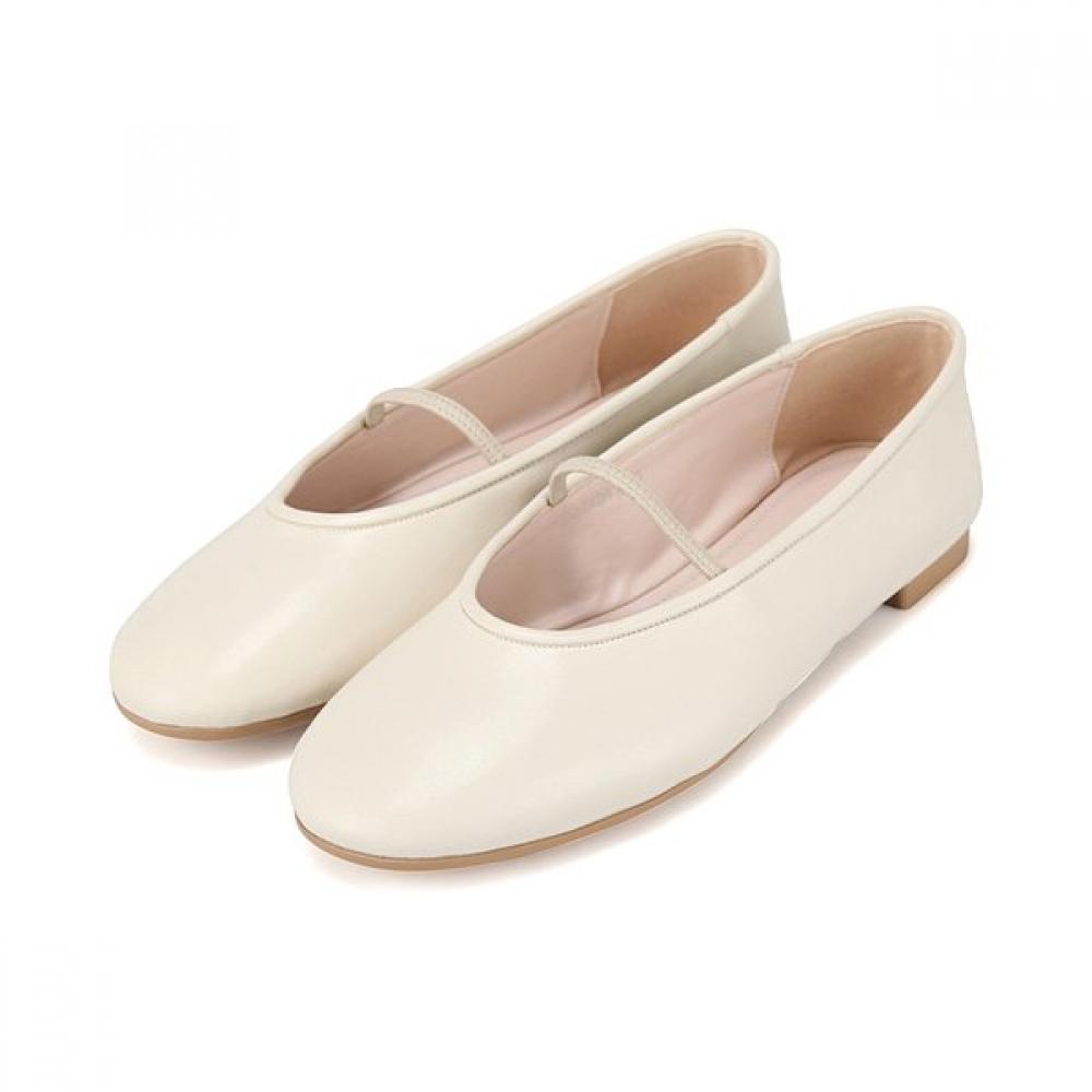 Barbara Leather Soft Minimal Feminine Mary Jane Flat 1cm 4 Colors Bqj128