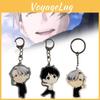 Yur On Ice Katsuki Yuri Victor Nikiforov Acrylic Keychain Artistic Cartoon Style Accessory For Anime And Cosplay Fans