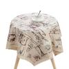 Round Tablecloth Simple Style Household Circular Table Cover Indoor Holiday Home Christmas Party Picnic Dining Room