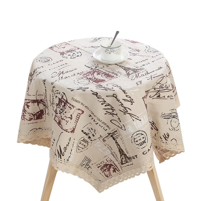 Round Tablecloth Simple Style Household Circular Table Cover Indoor Holiday Home Christmas Party Picnic Dining Room