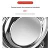 Lieve Korean-Style 304 Stainless Steel Deep Serving Plates