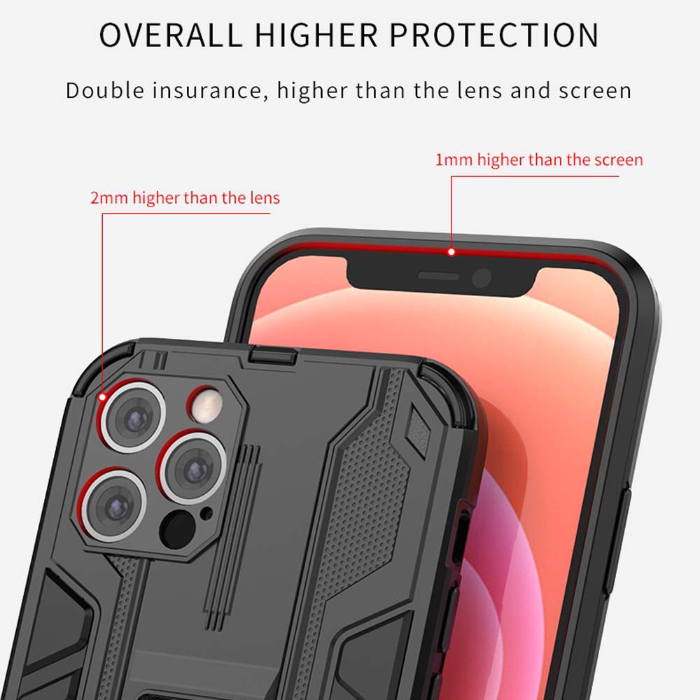 Shockproof Armor Magnetic Case For iPhone 15 14 13 Pro Max 12Mini 11Pro XS Max XR 7 8 Plus 15Plus Holder Bumper Hard Phone Cover