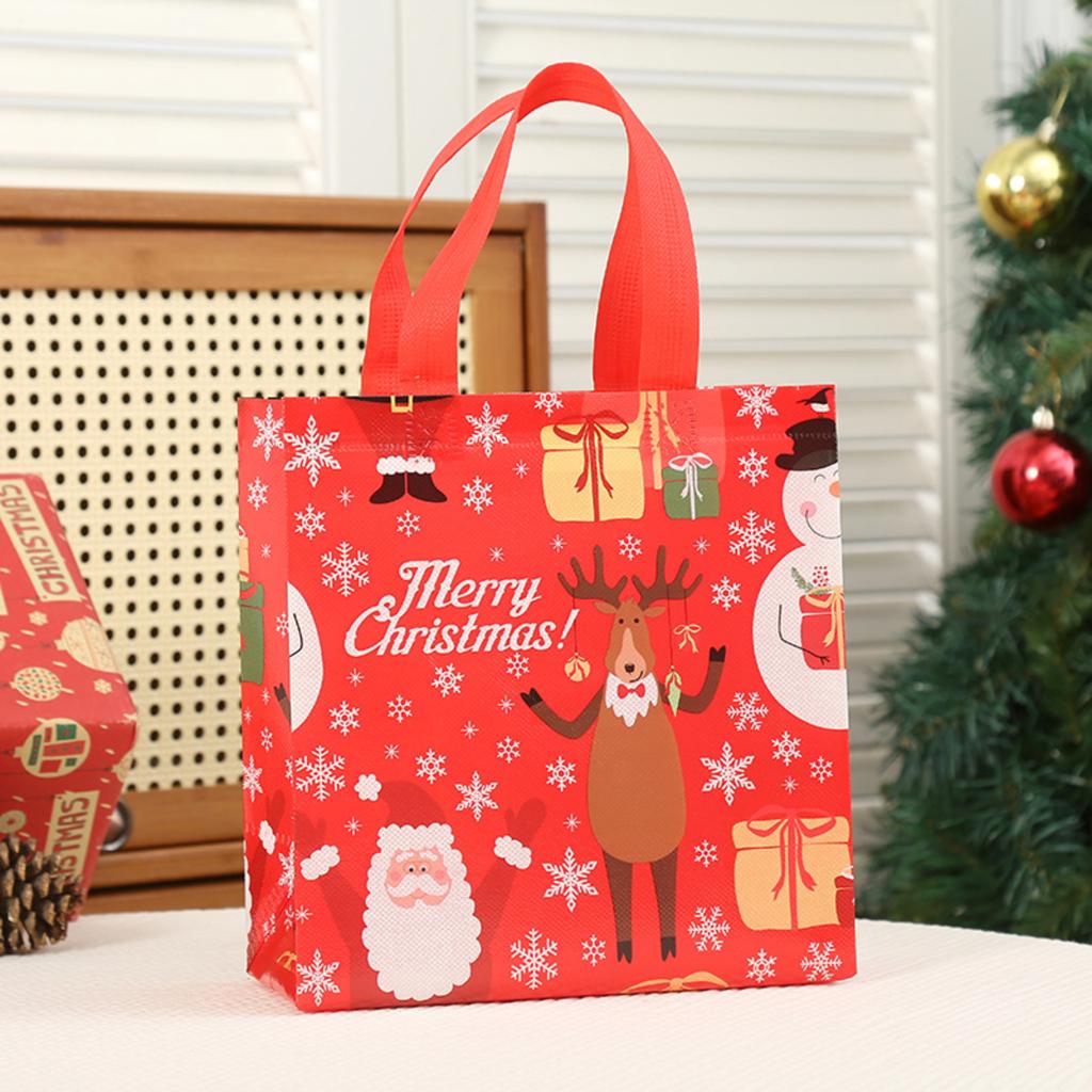 Christmas Gift Bags Party Non-woven Bags Festive Event Bags Holiday Gift Packaging Bags