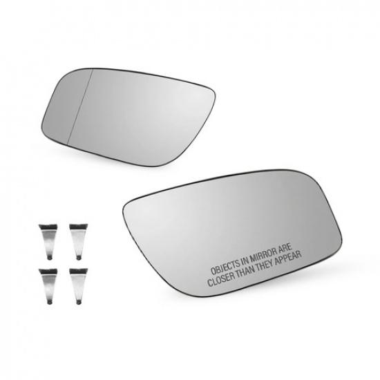 Mirror Glass Heated Replacement RH LH Side For 2007-2009 Mercedes-Benz E320 2X