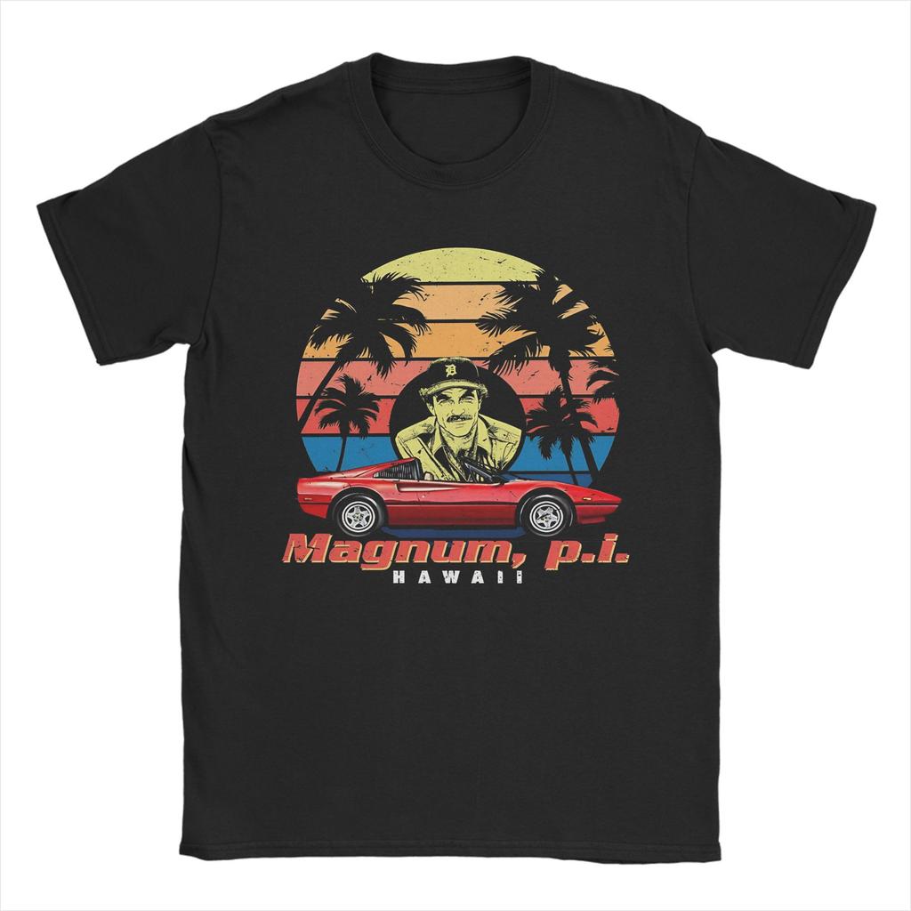 Magnum PI TShirt Unisex Humor Cotton Tees Round Collar Short Sleeve T Shirt Summer Clothing