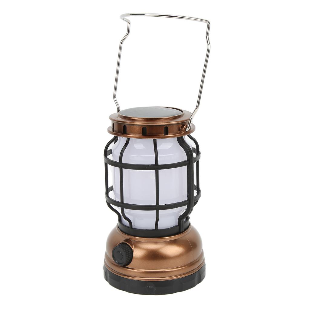 LED Camping Lantern USB Rechargeable Solar Powered Camping Light for Emergency Hiking Home