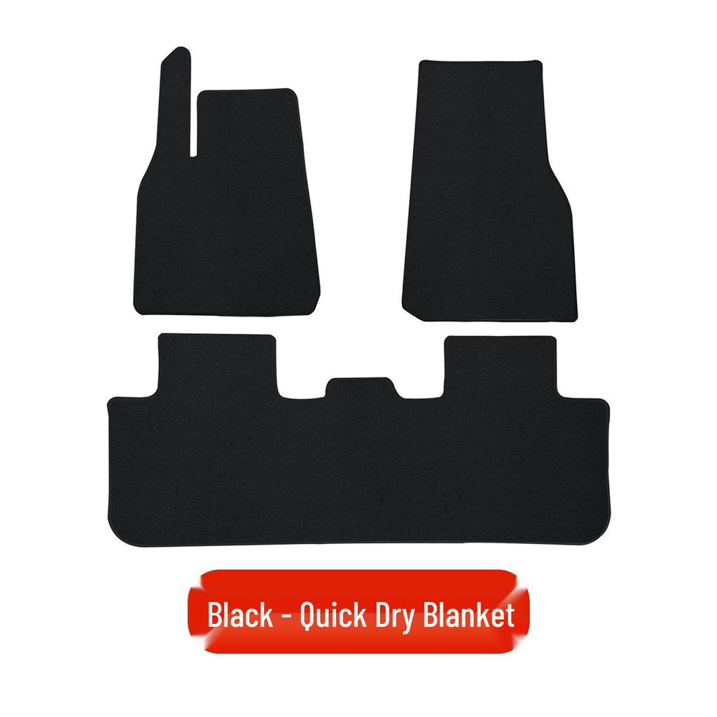 Tesla Model Y Quick-Dry Blanket & Carpet Mats: Premium Interior Upgrade