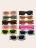 Fashion Cat Eye Sunglasses Women Vintage Clear Candy Color UV400 Polygon Sun Glasses Girl Trending Eyewear Shades