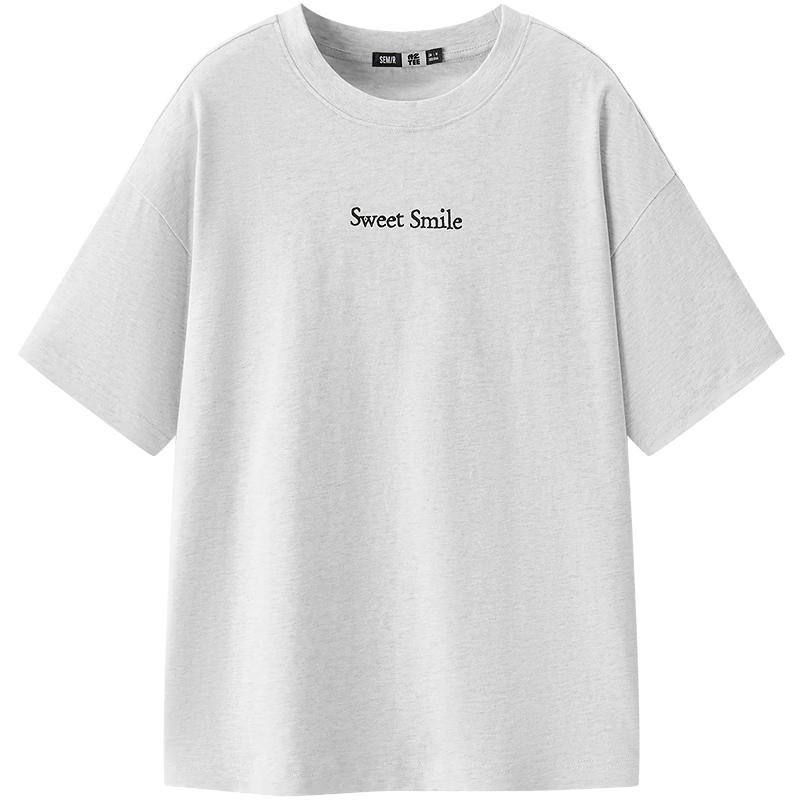 Semir Women s Printed Loose-Fit Cotton T-Shirt XS