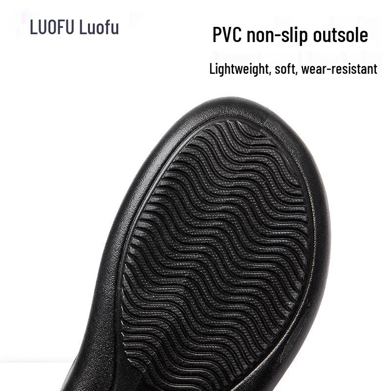 Luofu Women's Non-Slip Fashion Slippers: Summer Style, Flat Beach Shoes for Outdoors & Home