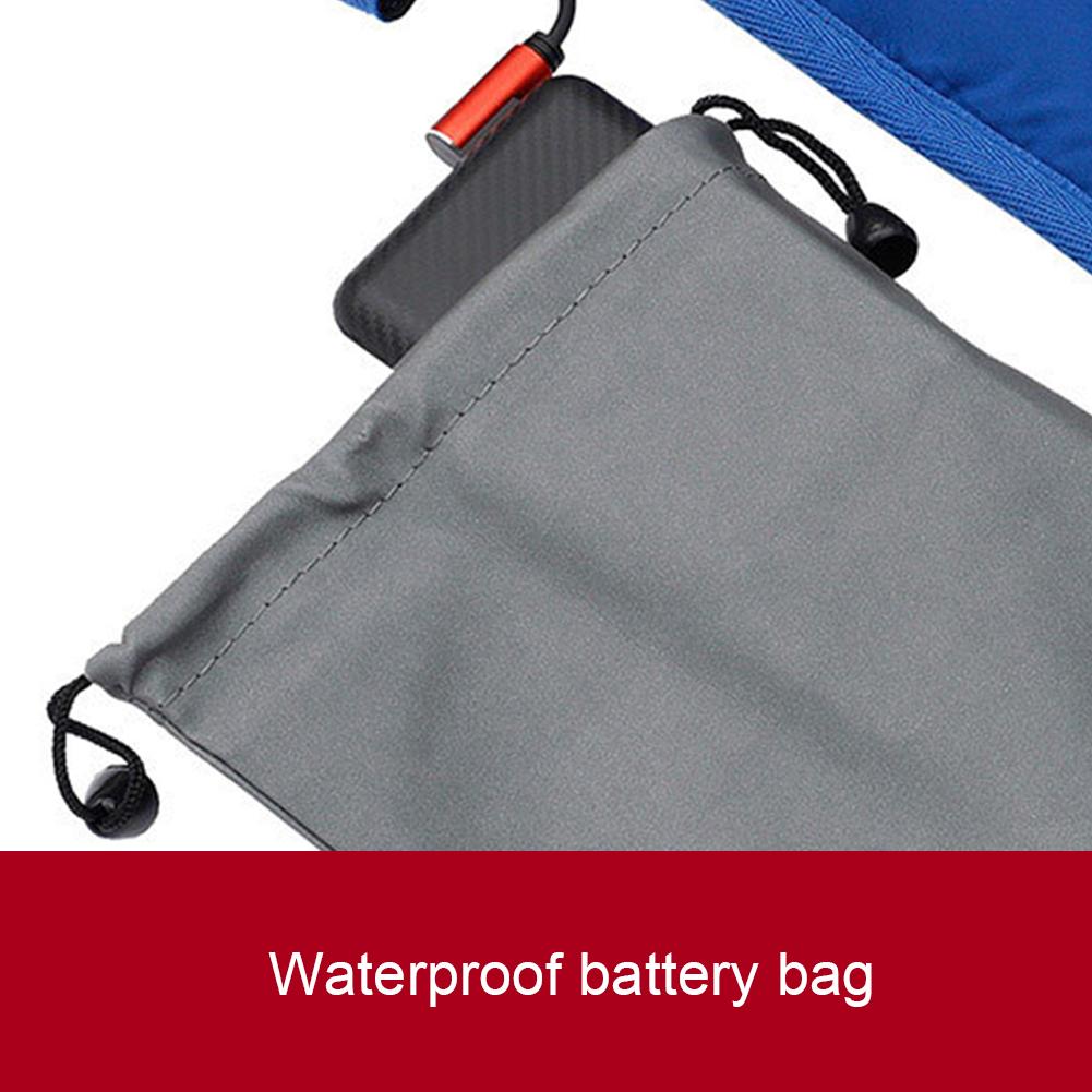 7-Zonen Smart Heizdecke 38 bis 65℃ 3 Stufen Isolierung Beheizte Matte USB-betrieben für Outdoor-Camping-Wandern