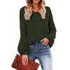 Europe, America Autumn and Winter New Ebay Hollow Pattern Knitted Sweater Round Neck Solid Color Loose Fashion Pullover
