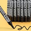 Permanent Marker Medium Point Black/Red/Blue Office Stationery Marking Writing Tool for Plastic Canvas Glass Mugs 10 Set