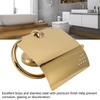 Exquisite Appearance Paper Roll Holder Golden Tissue Roll Holder  Bathroom Kitchen Washroom