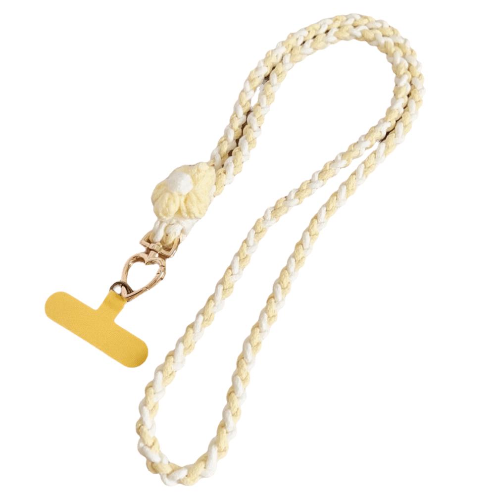 Rainbow Color Phone Woven Chain Phone Charm Crossbody Lanyard Cell Phone Strap  Hanging Ornament