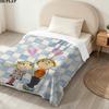 Charlie Lola Print Flannel Blanket, High quality Comfortable for All Seasons, Home Decor, Warmth and Comfort, Perfect for Christmas Gifts