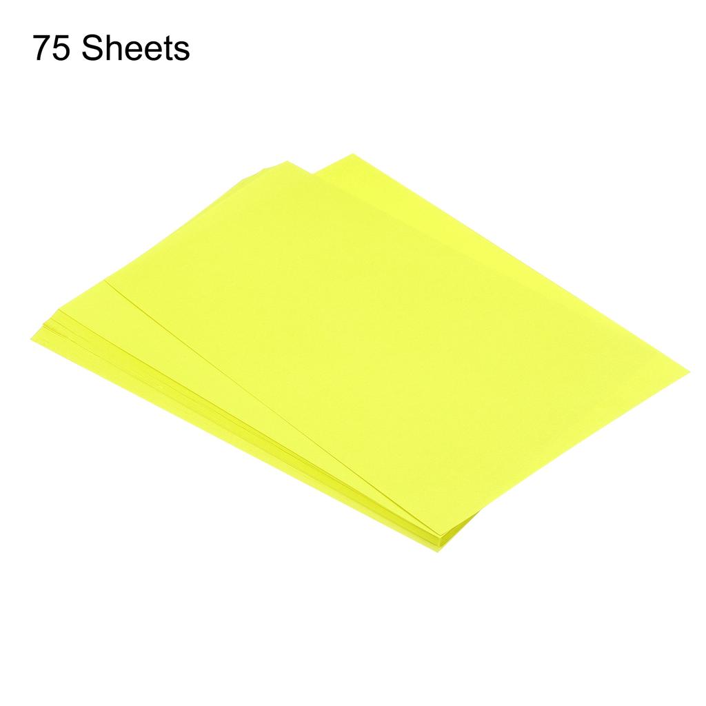 75/125 Sheets A4 Colored Print Copy Paper 8.5" x 11" Origami Paper Printer Paper 80gsm for Printing, Document Copying Art Craft