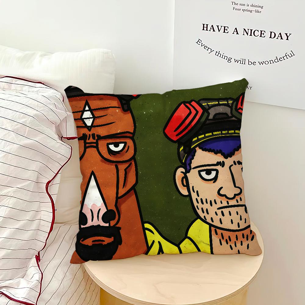 

Мультяшный B-BoJack B уютный мягкий Наволочка для дивана, гостиной, домашнего офиса, декор, защитные чехлы 30x30CM(12x12in)