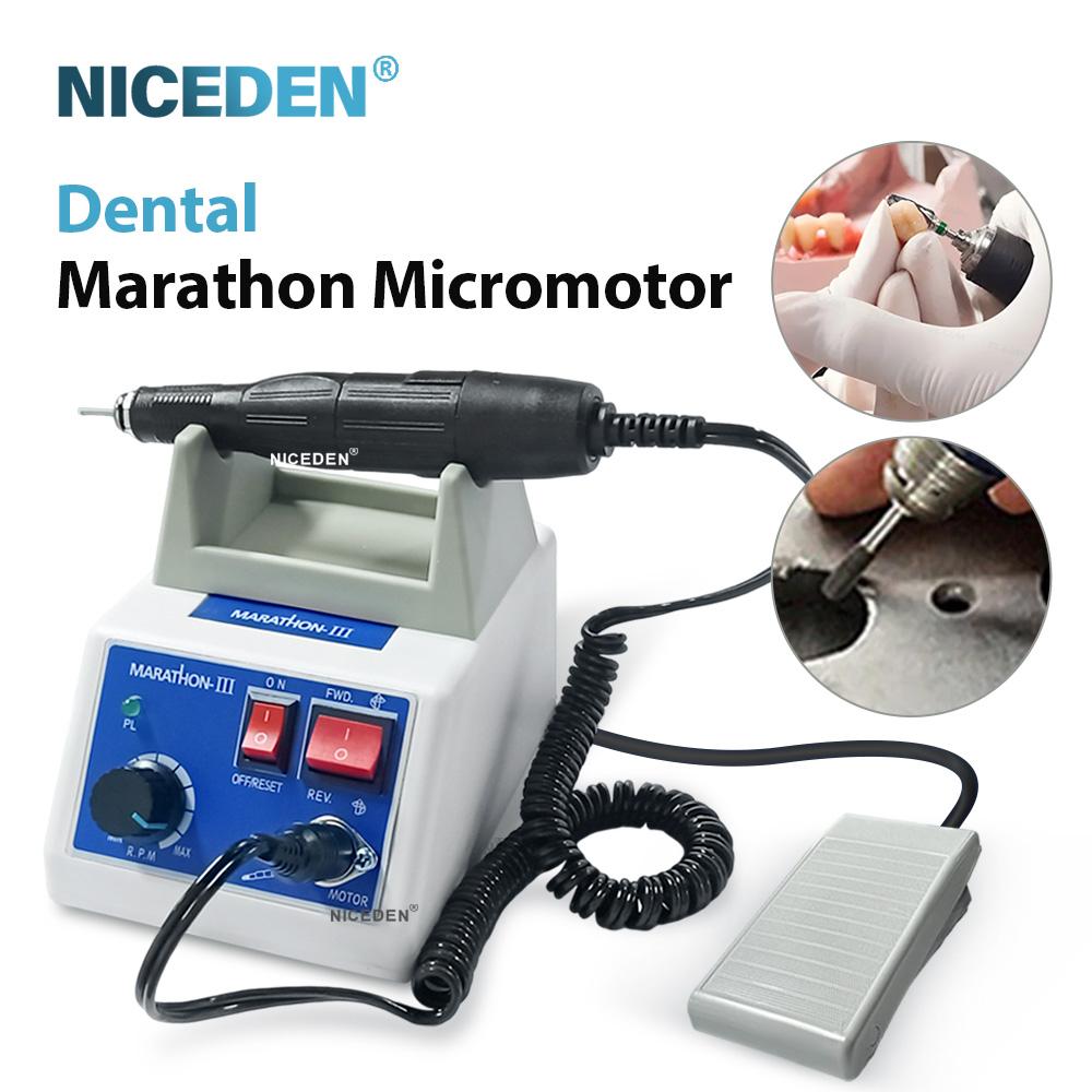 Zubní mikromotor leštička Marathon-III Mikromotor Laboratorní Šperky Řezbářská bruska Mikromotor Ruční sada vhodná pro marathon