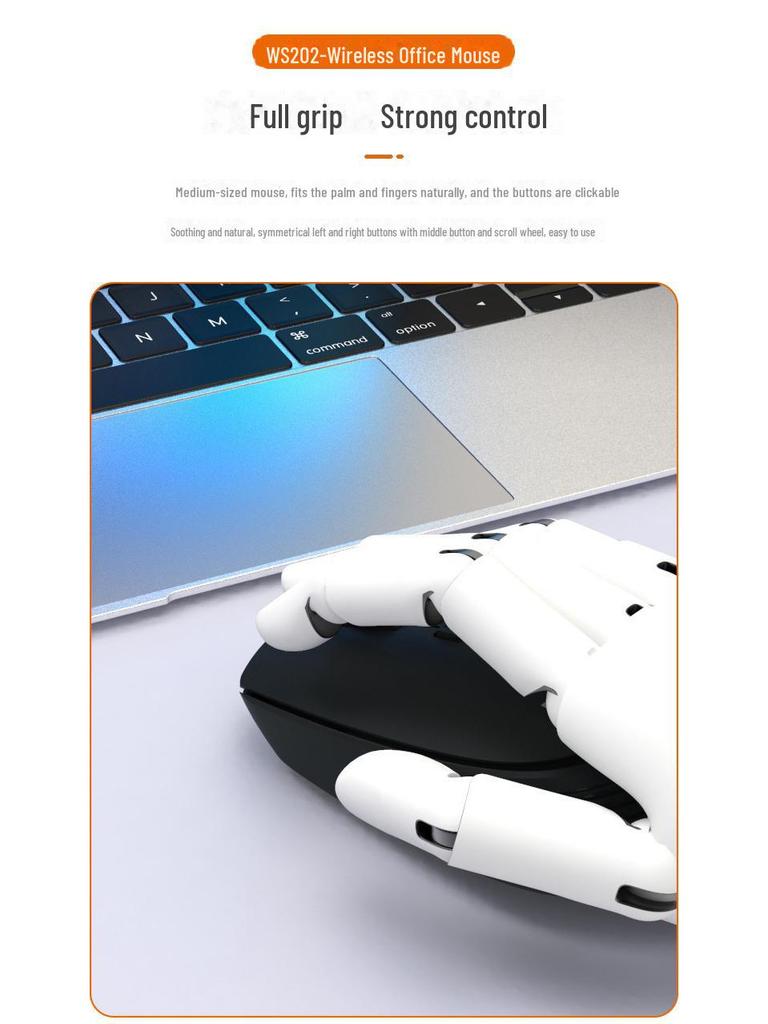 Laiku WS202 2.4G Wireless Mouse for Notebook, Desktop, Business, Office, and Gaming.