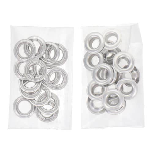 Sankyo Corporation Eyelet Hit! 6.6mm Silver (16 Pairs) No. 2100