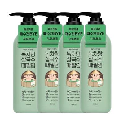 Laquever Dmili Peeling Corpo Tè Verde Zuppa Salguksu Scrub Corpo Altro Profumo, 4 Pezzi, 300ml